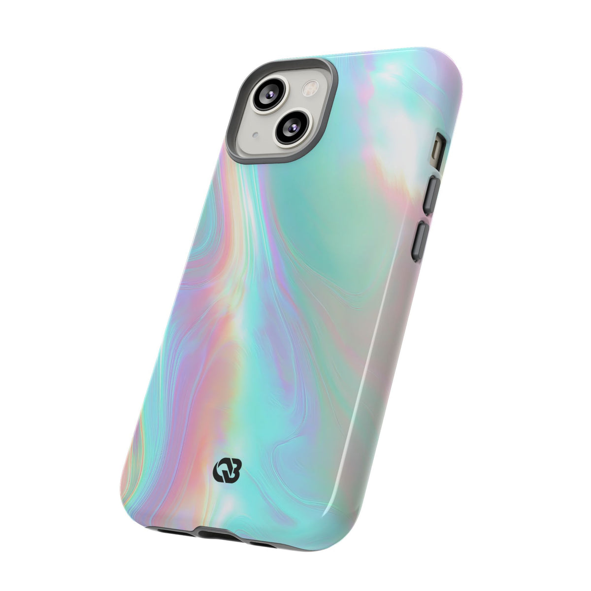 Prismatic Liquid Light · Tough Phone Case for iPhone · Teal