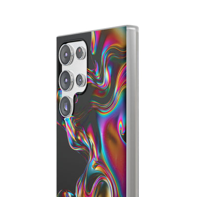 Purple Lite Phone Case for Samsung - Liquid Neon Chrome