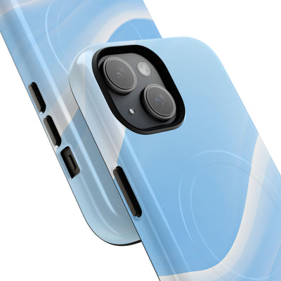 Blue Tough 2.0 Magsafe Phone Case for iPhone - Glacial Blue Silk