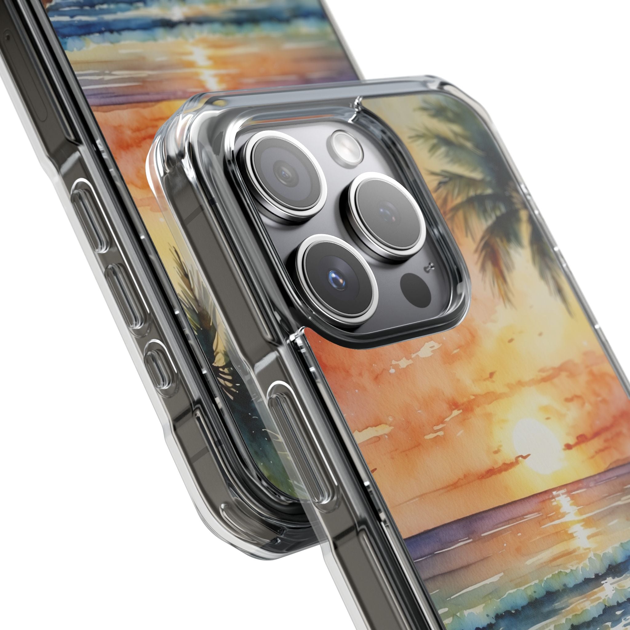 Sunset Palm iPhone 15 Pro Case - Impact