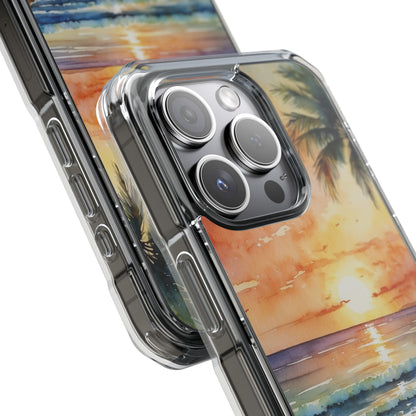 Sunset Palm iPhone 15 Pro Case - Impact