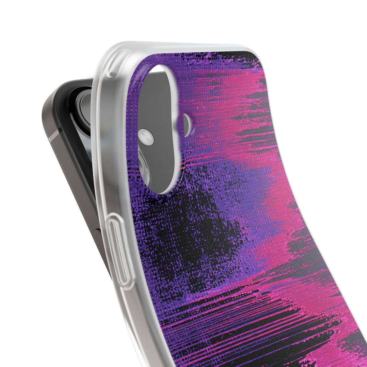 Neon Signal Shift · Lite Phone Case for iPhone ·  Purple