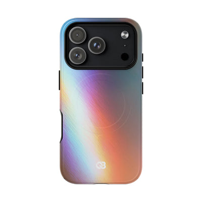 Prismatic Ray · Tough 2.0 Magnetic Phone Case for iPhone · Blue