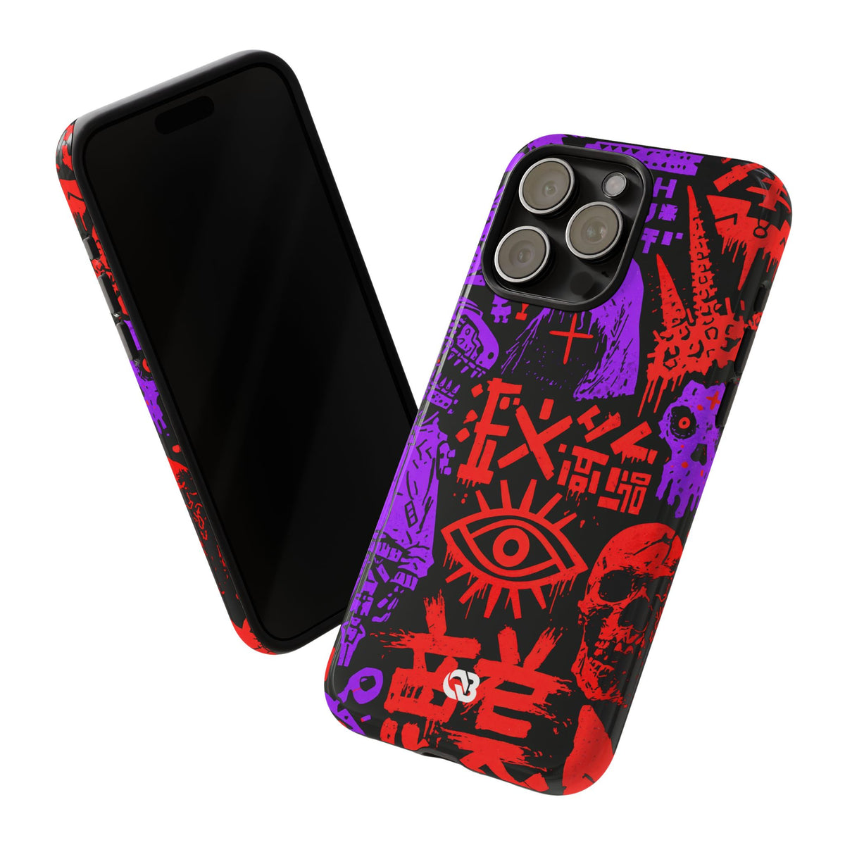 Underground Cyber Glyphs · Tough Phone Case for iPhone · Black