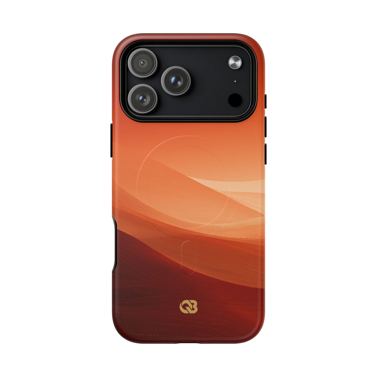 Orange Tough 2.0 Magnetic Phone Case for iPhone - Crimson Dune Gradient