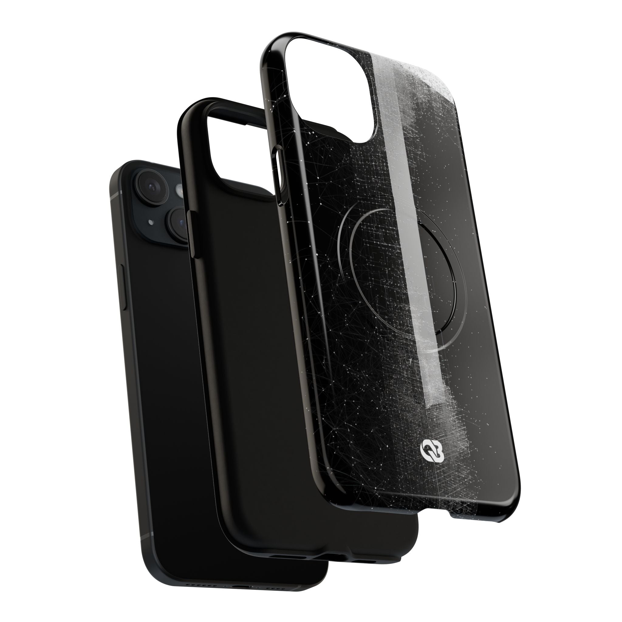 Black Tough 2.0 Magsafe Phone Case for iPhone - Vector Core Monolith