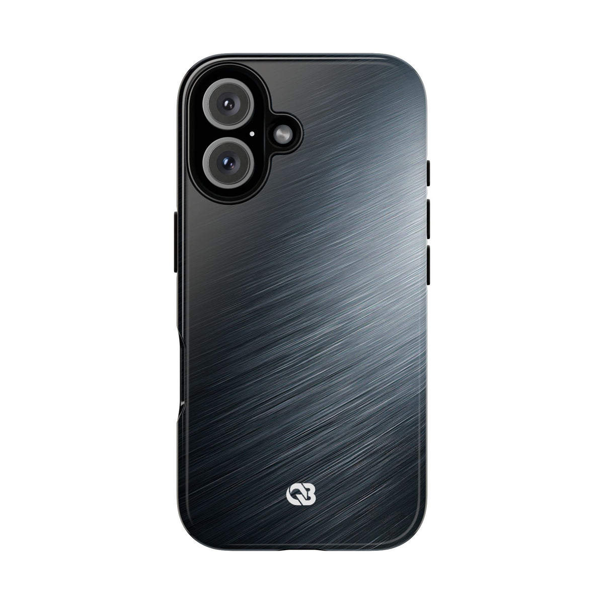 Brushed Obsidian Steel · Tough Phone Case for iPhone · Grey