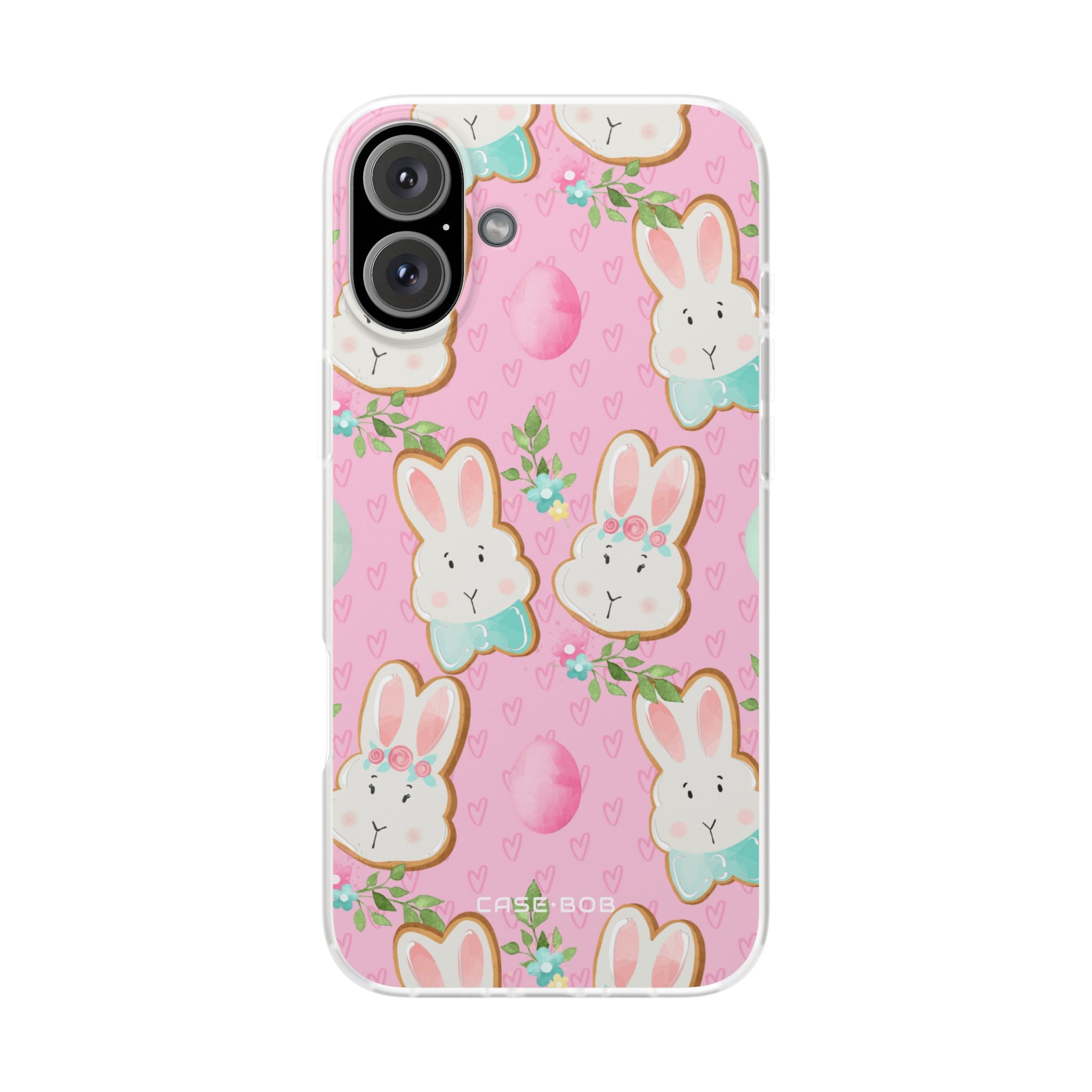 Bunny Blossom iPhone 16 Plus Case - Soft
