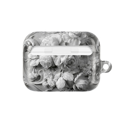 Rococo Marble Rose · Hard Case for AirPods & AirPods Pro · White
