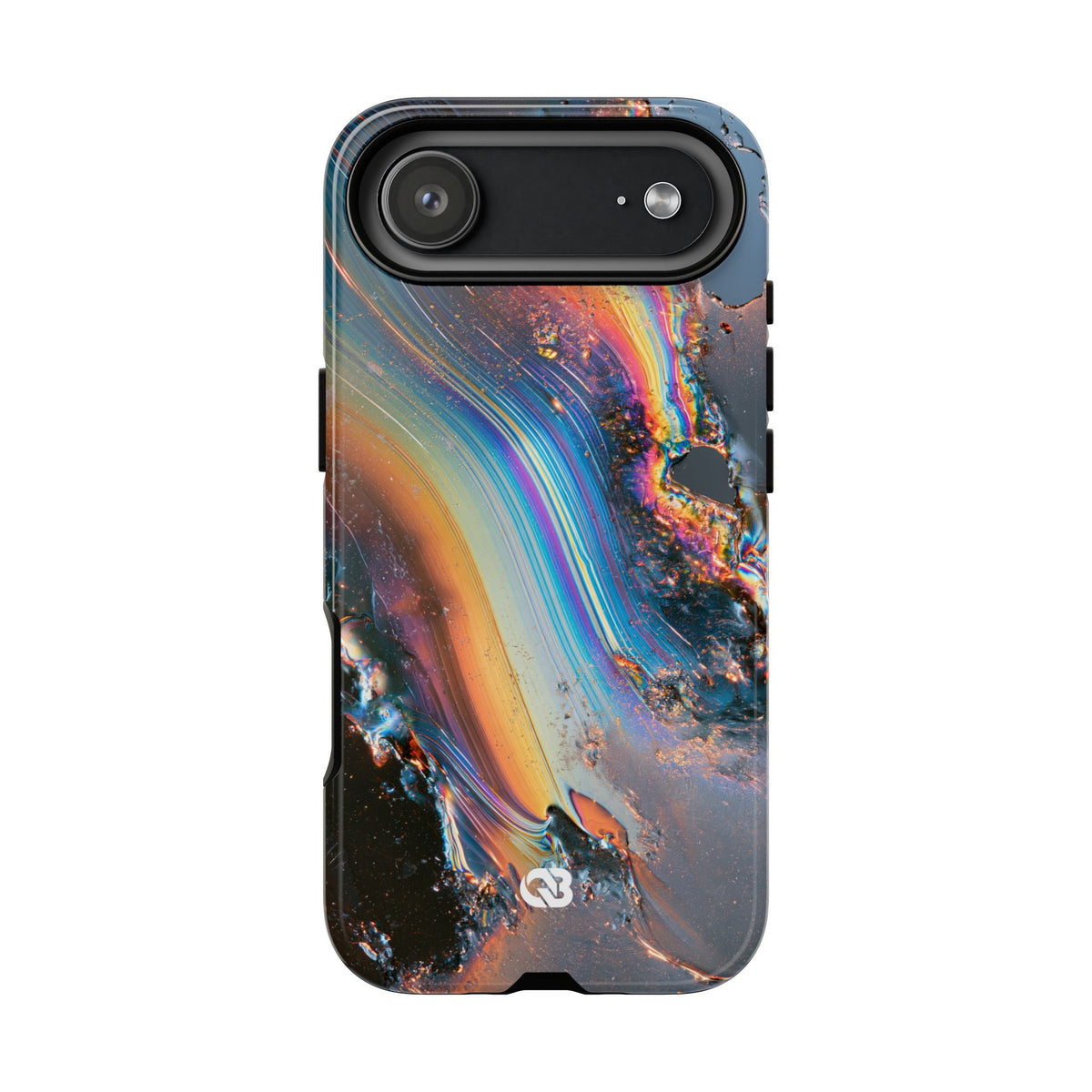Prismatic Aura Flow · Tough Phone Case for iPhone · Blue