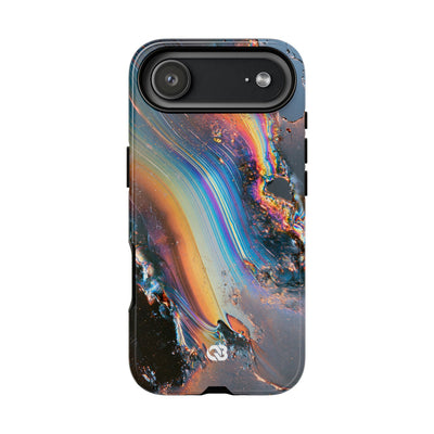 Prismatic Aura Flow · Tough Phone Case for iPhone · Blue