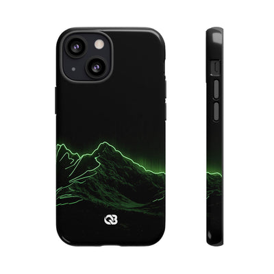 Nordic Mountain Contour · Tough Phone Case for iPhone · Black