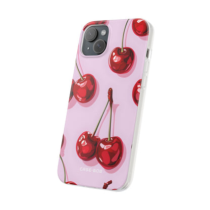 Glossy Cherry Burst iPhone 15 Plus Case - Soft - CASE•BOB