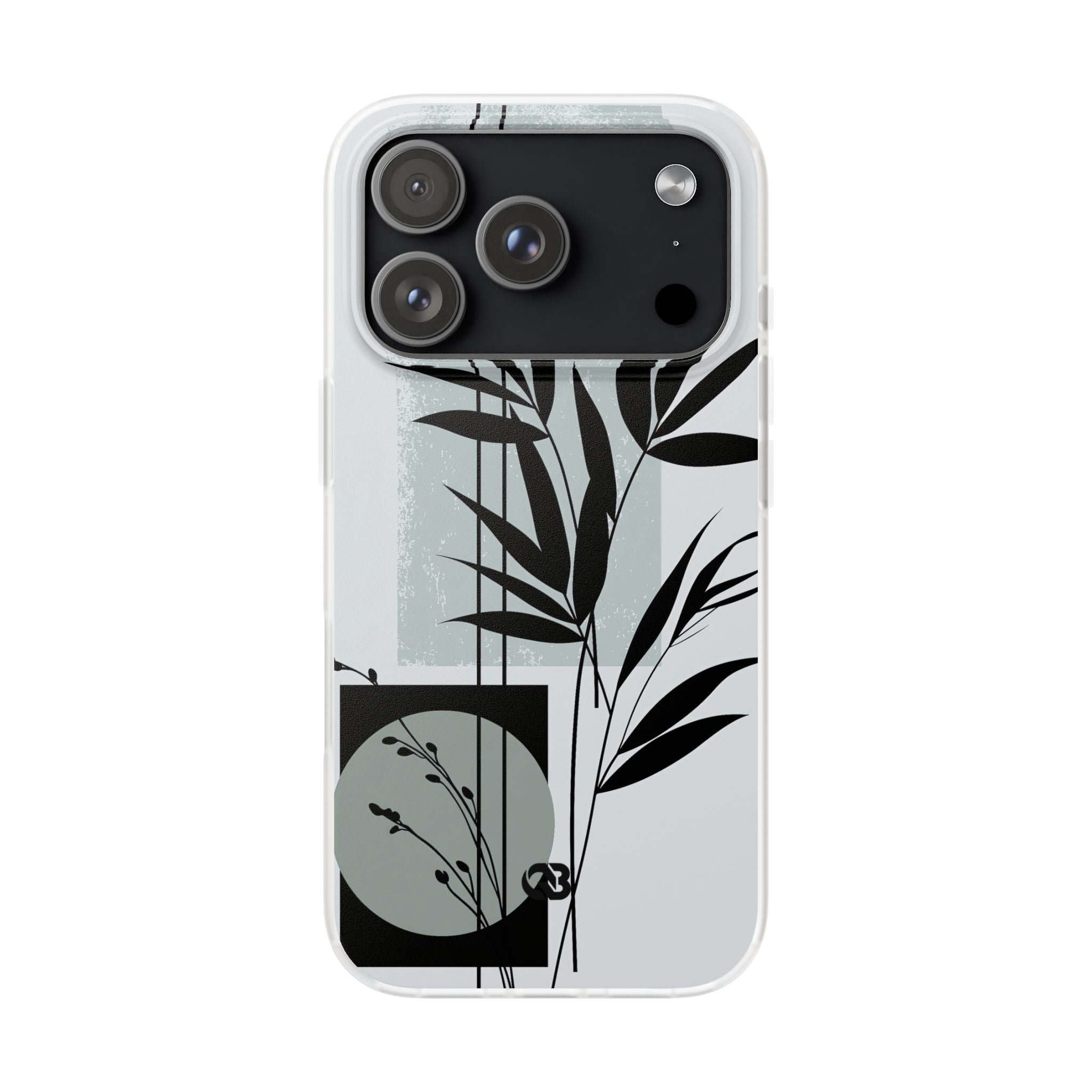 Grey Lite Phone Case for iPhone - Sage Bamboo Noir