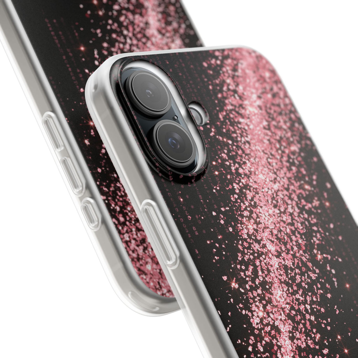 Rose Digital Cascade · Lite Phone Case for iPhone ·  Pink