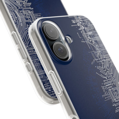 Blue Lite Phone Case for iPhone - Cobalt Circuit Logic