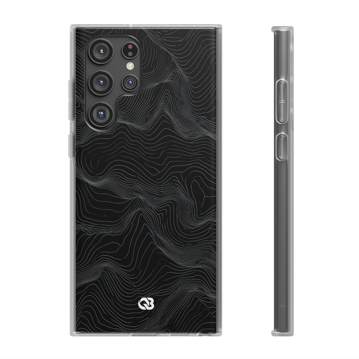 Obsidian Contour Elevation · Lite Phone Case for Samsung · Black