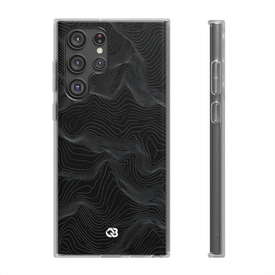 Obsidian Contour Elevation · Lite Phone Case for Samsung · Black