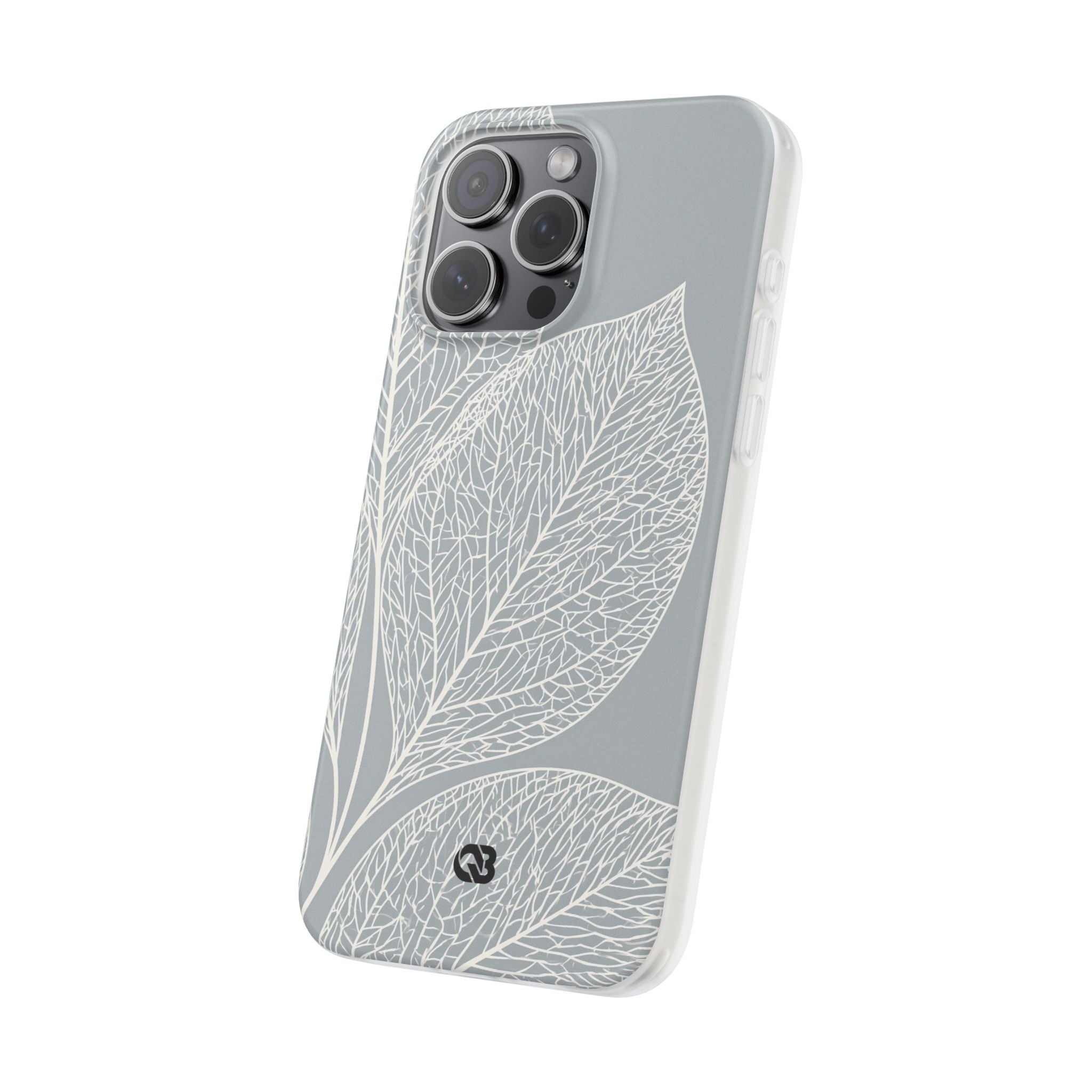 Grey Lite Phone Case for iPhone - Frosted Ash Veins