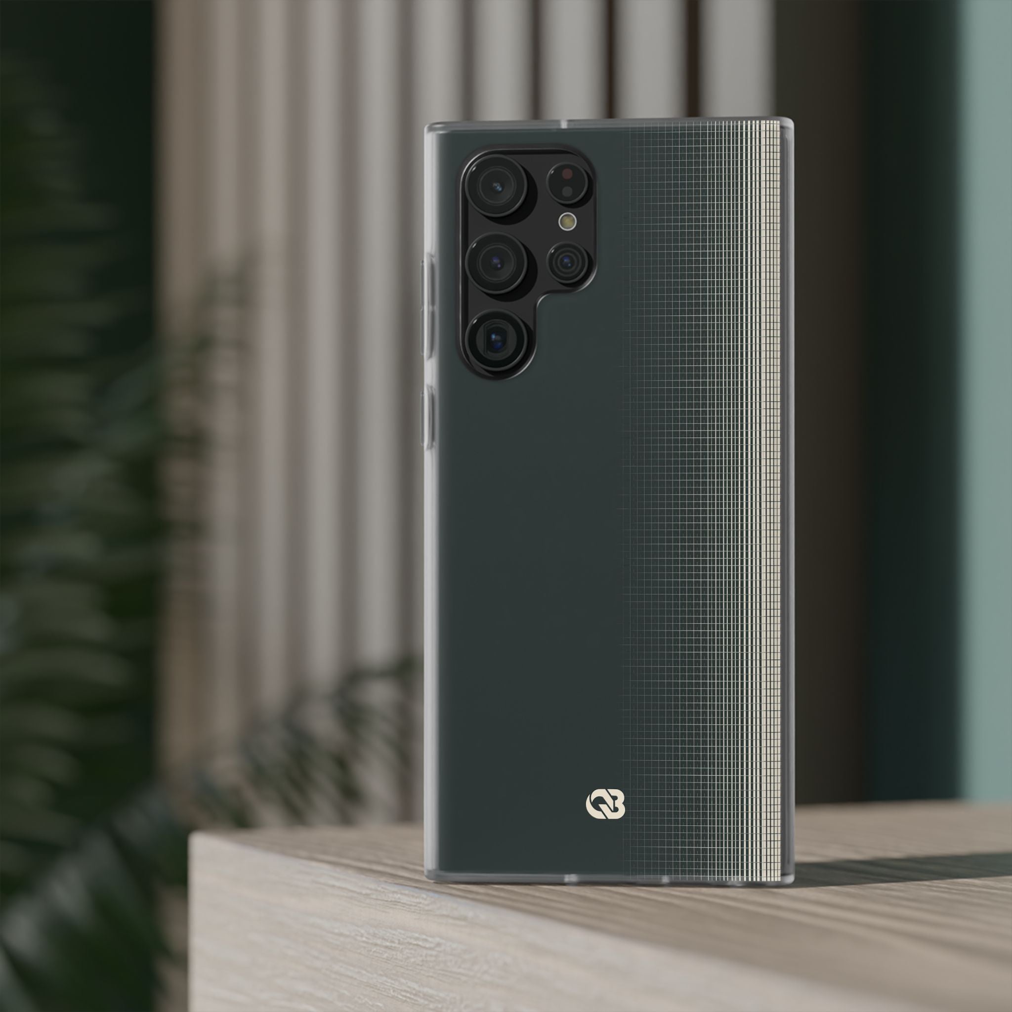 Grey Lite Phone Case for Samsung - Charcoal Tech Grid