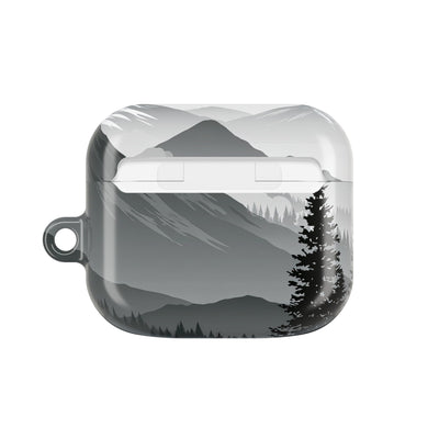 Alpine Horizon · Hard Case for AirPods & AirPods Pro · Black