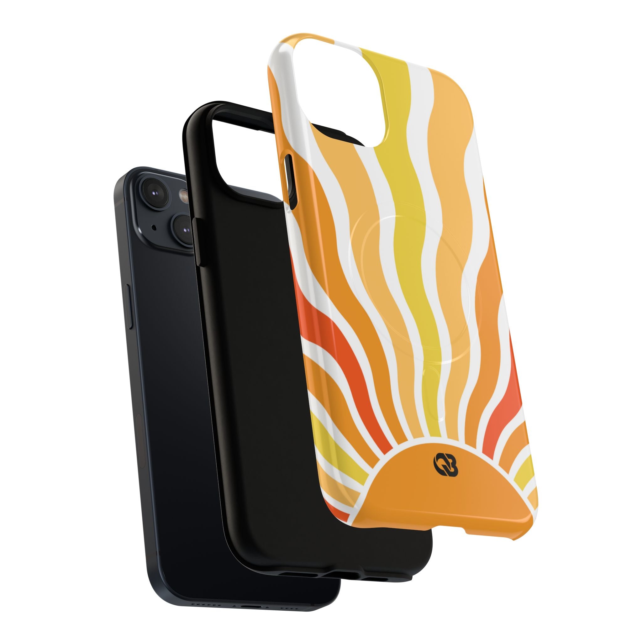 Amber Solar Waves · Tough+ Phone Case for iPhone · Magsafe