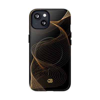 Golden Horizon Drift · Tough 2.0 Magnetic Phone Case for iPhone · Black