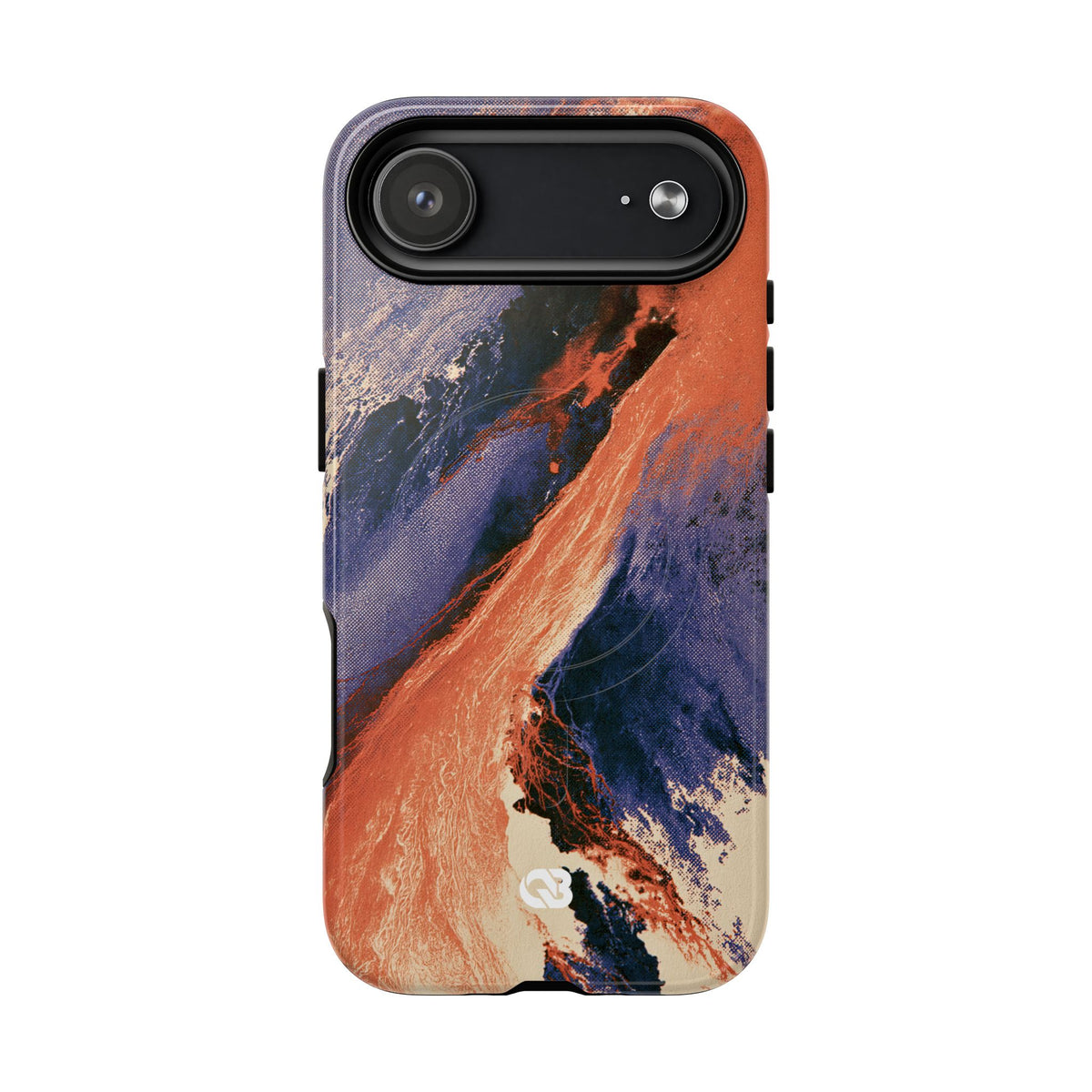 Solar Aura Drift · Tough 2.0 Magnetic Phone Case for iPhone · Orange