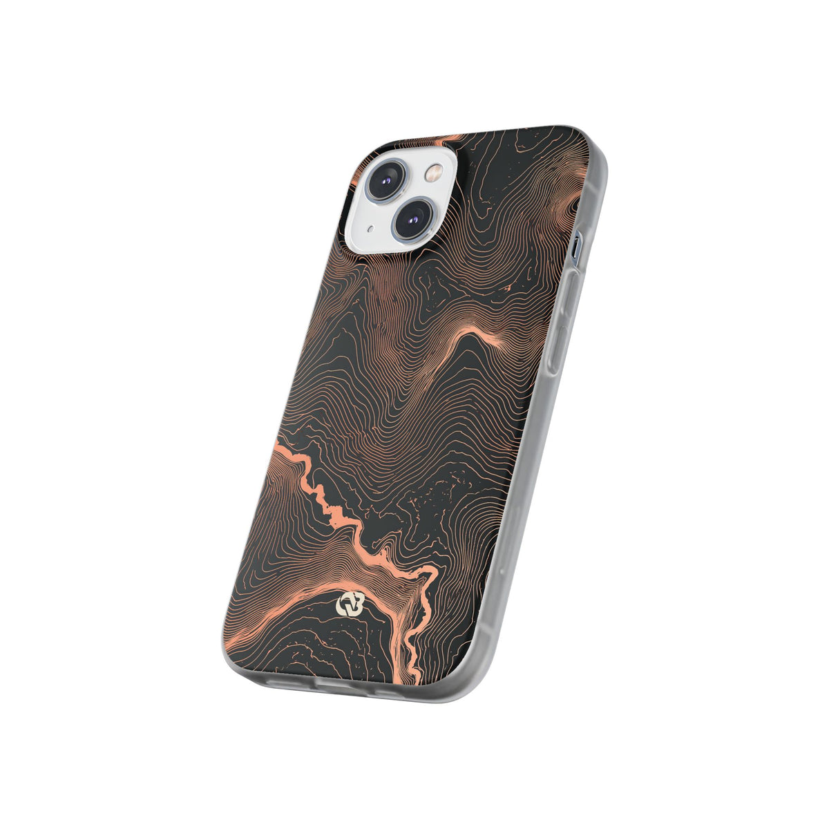 Mesa Elevation Contour · Lite Phone Case for iPhone ·  Black