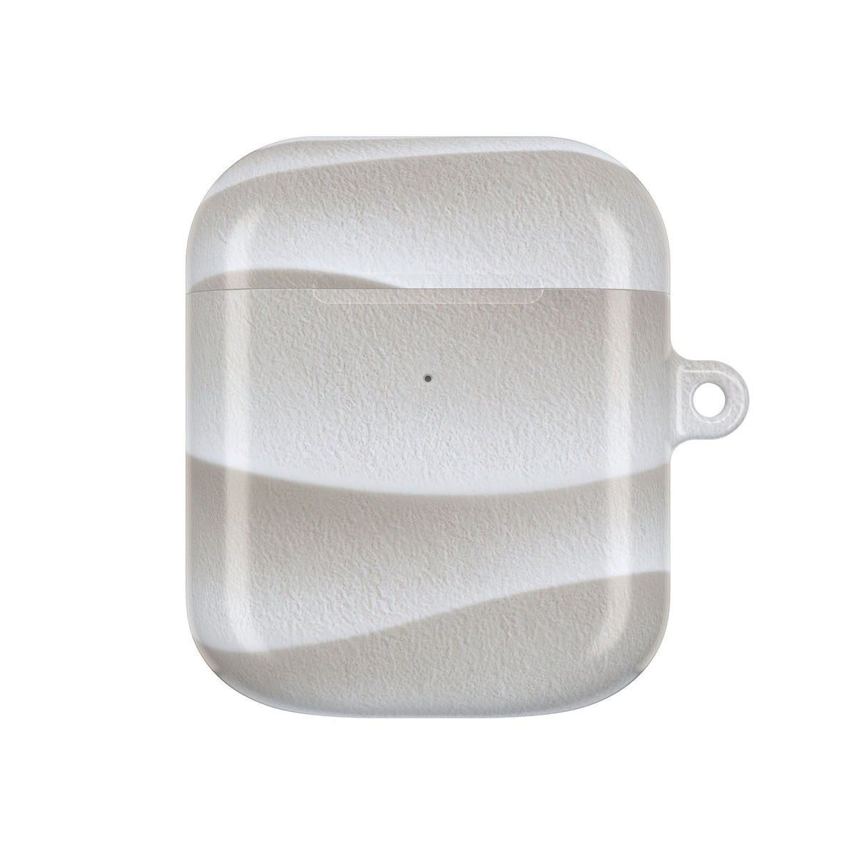 Sculpted Dune Relief · Hard Case for AirPods & AirPods Pro · White