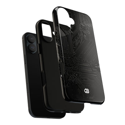 Obsidian Circuitry · Tough Phone Case for iPhone · Black