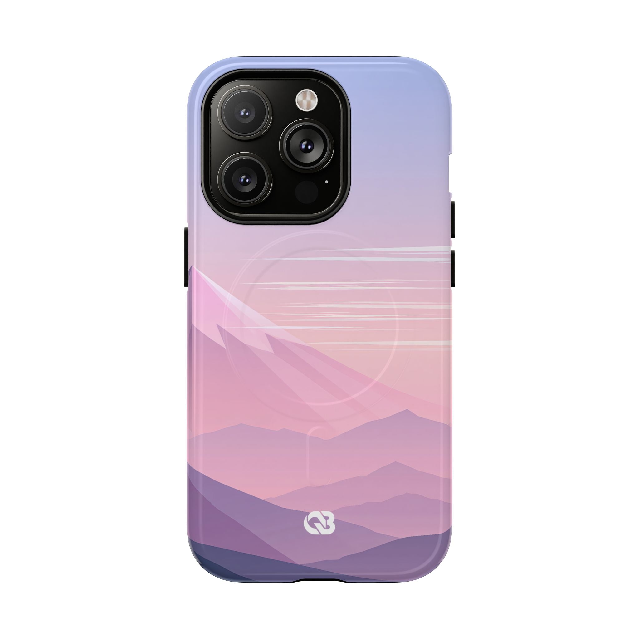 Purple Tough 2.0 Magsafe Phone Case for iPhone - Lavender Alpine Dawn
