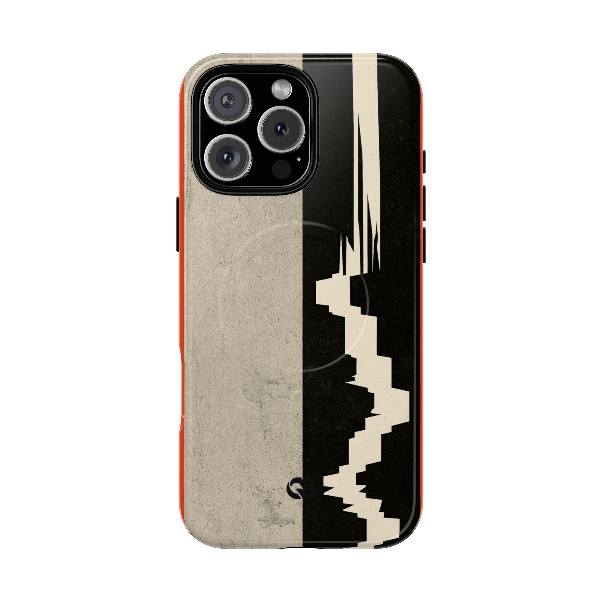 Orange Tough 2.0 Magsafe Phone Case for iPhone - Orange Monolith Rift