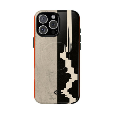 Orange Tough 2.0 Magsafe Phone Case for iPhone - Orange Monolith Rift