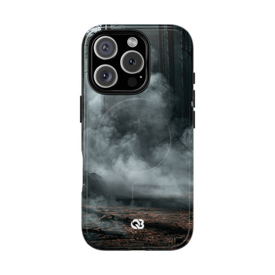 Shadowed Pine Mist · Tough 2.0 Magnetic Phone Case for iPhone · Black