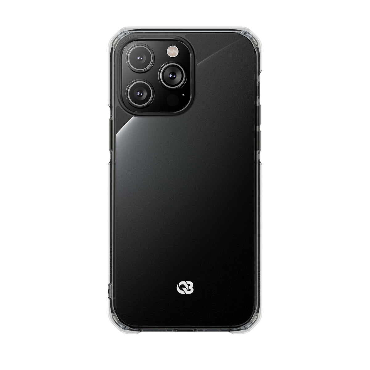 Obsidian Horizon · Clear Impact Magnetic Phone Case for iPhone ·  Black