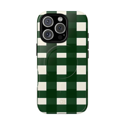 Hunter Green Plaid · Tough+ Phone Case for iPhone · Magsafe
