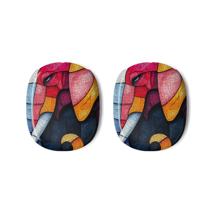 Blue Mosaic Elephant - AirPod Max Case