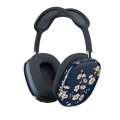 Midnight Plum Blossom · Hard Case for AirPods Max · Blue