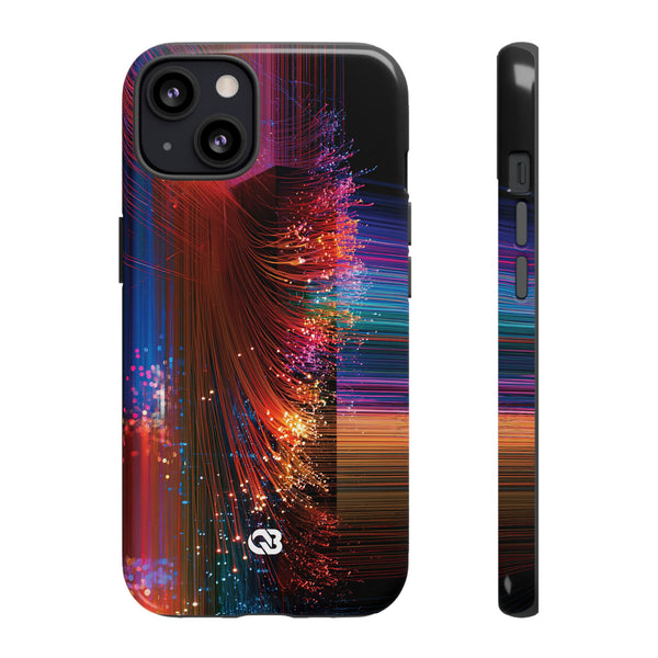 Spectral Fiber Array · Tough Phone Case for iPhone · Black