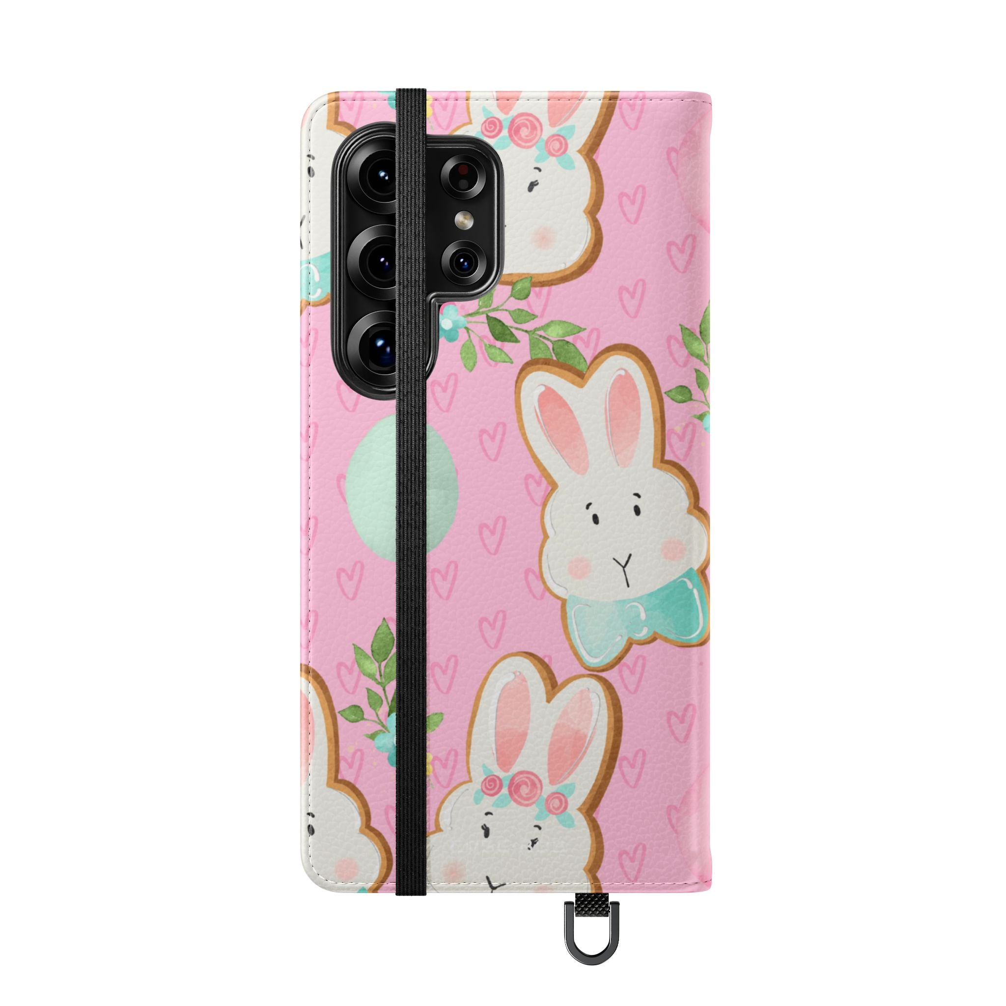 Blushing Bunny Bloom - Samsung S25 Ultra Case - Portemonnee