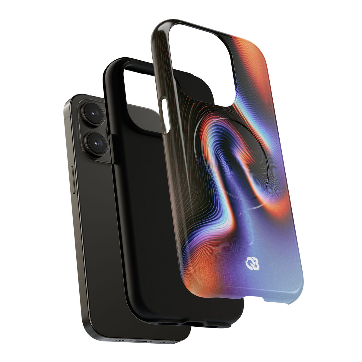 Prismatic Resonance · Tough 2.0 Magnetic Phone Case for iPhone · Purple