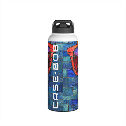 Sunglass Llama Mosaic - Stainless Steel Water Bottle