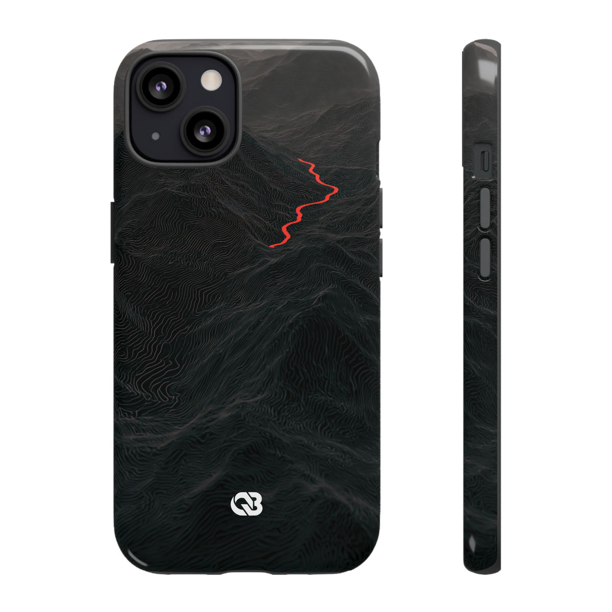 Crimson Ridge Pass · Tough Phone Case for iPhone · Black