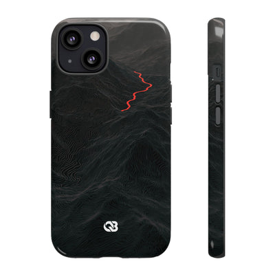 Crimson Ridge Pass · Tough Phone Case for iPhone · Black
