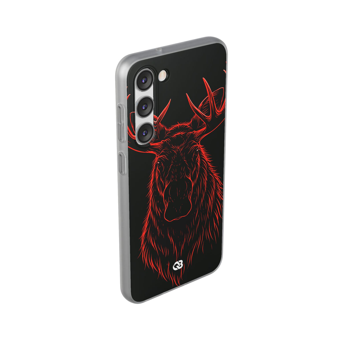 Crimson Horizon Moose · Lite Phone Case for Samsung · Black