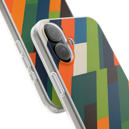 Diagonal Blaze iPhone 16 Plus Case - Soft