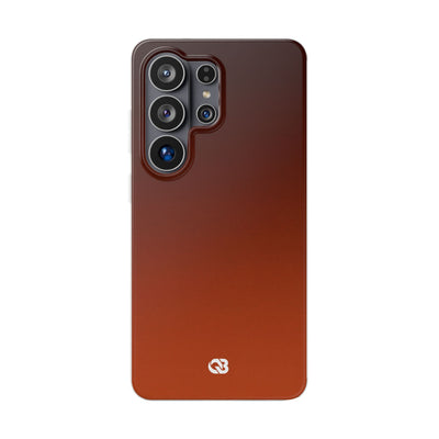 Orange Lite Phone Case for Samsung - Obsidian Ember Fade