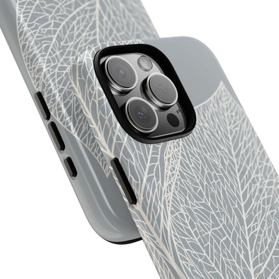 Grey Tough 2.0 Magsafe Phone Case for iPhone - Frosted Ash Veins