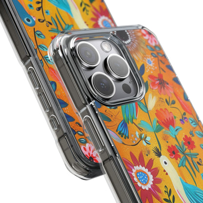 Bunte Vögel Blühen iPhone 15 Pro Max Case - Impact